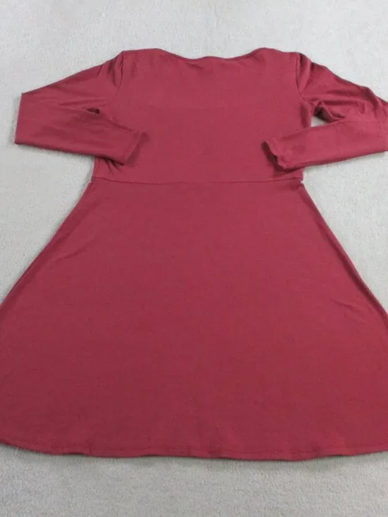 Amour Vert Braylee Reverie Dress Womens Medium Red Pomegranate Mini NEW $148 - Picture 4 of 11